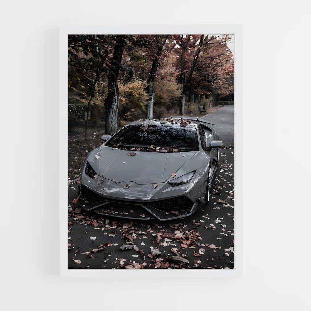 Poster Évasion Automnale – affiche Lamborghini (vue 3)